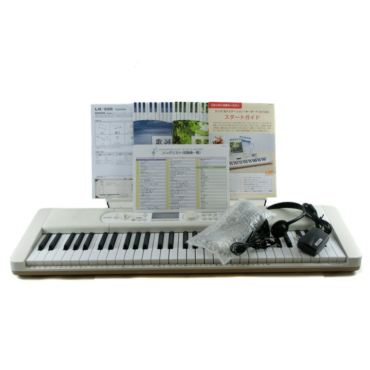 楽天市場】カシオ CASIO 楽らく 光ナビゲーション 電子キーボード 鍵盤 