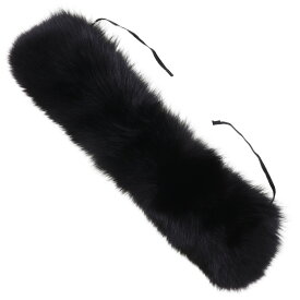 【スーパーセール10%OFF対象】プラダ PRADA ティペット その他ファッション雑貨 フォックス イタリア製 黒 Tippet レディース【中古】Aランク