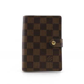 ルイ・ヴィトン LOUIS VUITTON アジェンダPM 手帳カバー R20700 ダミエキャンバス フランス製 2018年 RA3128 スナップボタン Agenda PM ユニセックス【中古】A-ランク