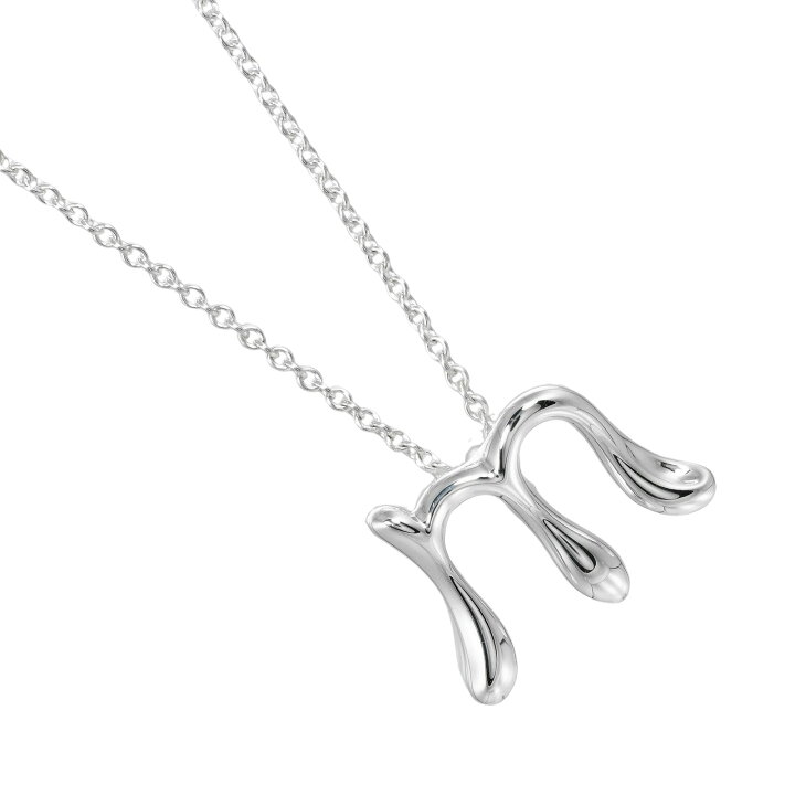 楽天市場】ティファニー TIFFANY&Co. レターm ネックレス イニシャルm 