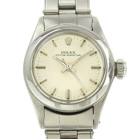 ロレックス ROLEX レディデイト 腕時計 7番 6517 ステンレススチール スイス製 自動巻き シルバー文字盤 lady date レディース【中古】