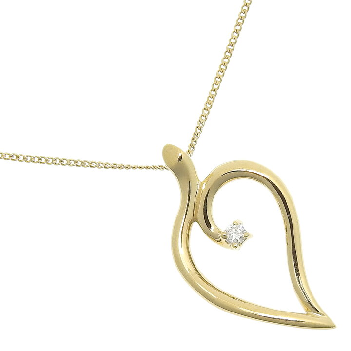 楽天市場】ティファニー TIFFANY&Co. リーフハート ネックレス K18 
