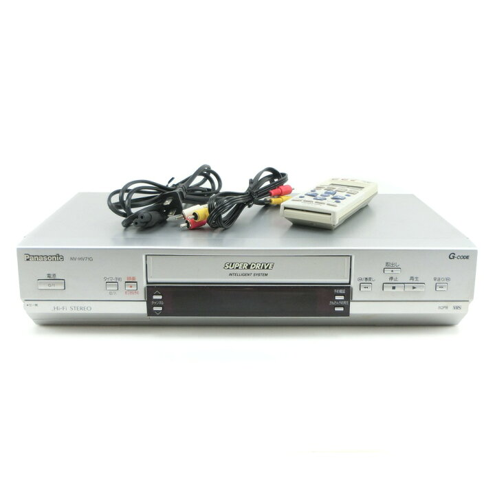 楽天市場】パナソニック Panasonic VHSビデオデッキ レコーダー Hi-Fi  