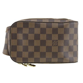 【スーパーセール10％OFF対象】ルイ・ヴィトン LOUIS VUITTON ジェロニモス ウエストバッグ N51994 ダミエキャンバス スペイン製 2004年 CA0094 ダブルファスナー geronimos ユニセックス【中古】Aランク