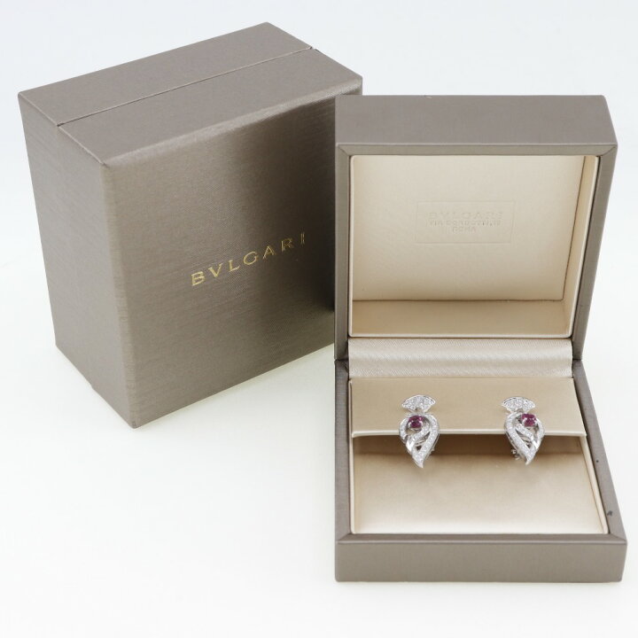 楽天市場】ブルガリ BVLGARI ディーバドリーム イヤリング K18ホワイト  