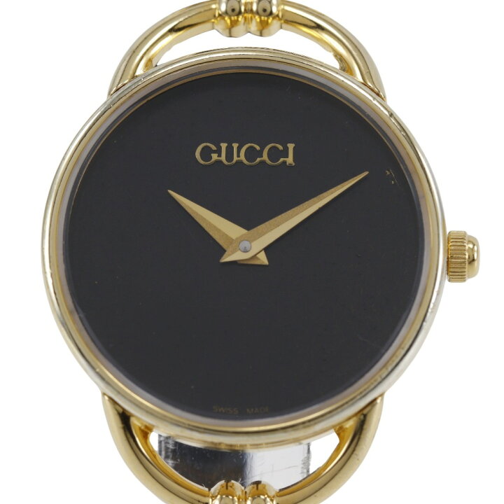 楽天市場】グッチ GUCCI 腕時計 6000.2.L 金メッキ×レザー スイス製 
