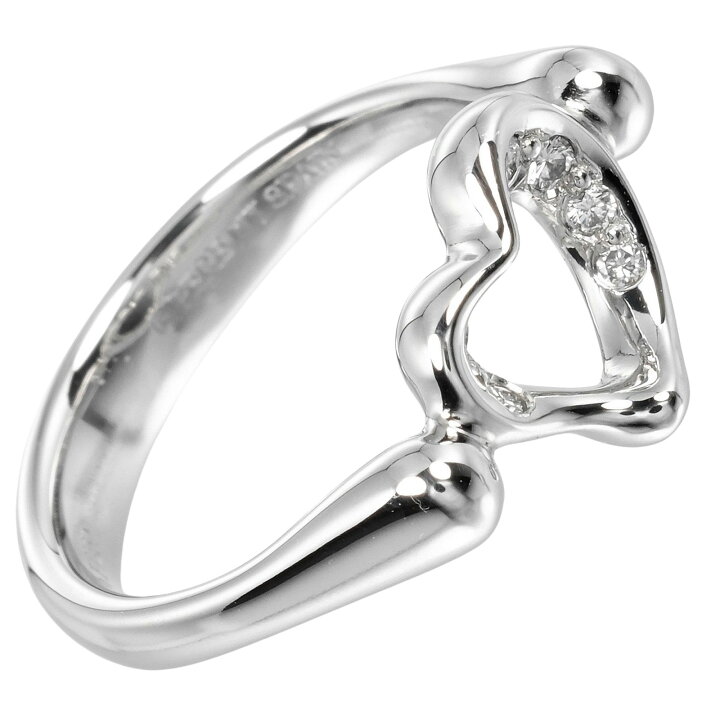 楽天市場】ティファニー TIFFANY&Co. オープンハート 7号 リング 指輪  