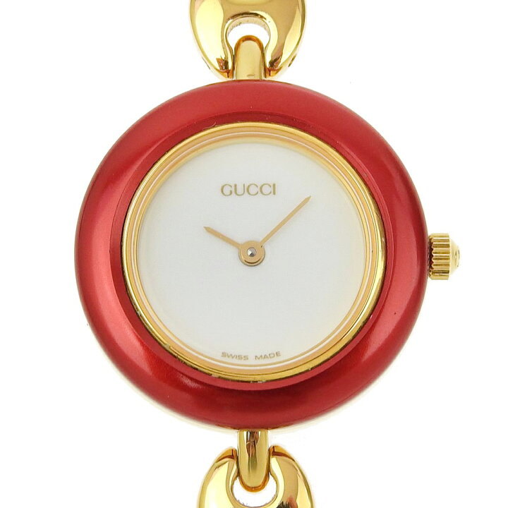 楽天市場】グッチ GUCCI チェンジベゼル 腕時計 11/12.2 金メッキ 
