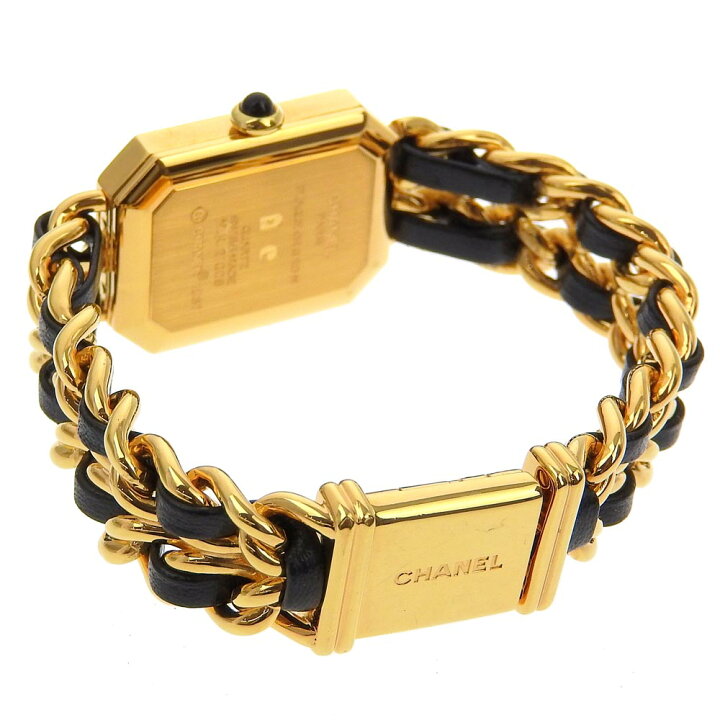 楽天市場】シャネル CHANEL プルミエールS 腕時計 H0001 金メッキ  