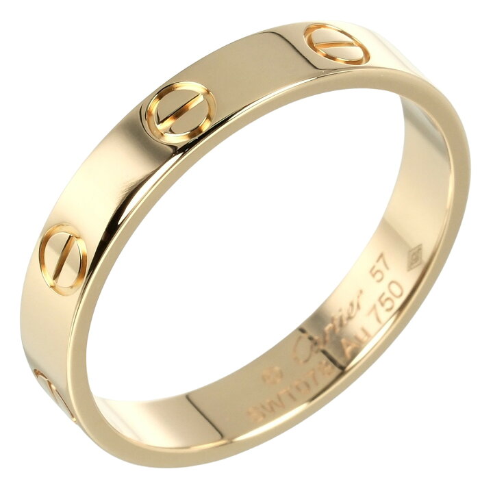 楽天市場】カルティエ CARTIER ミニラブ ウェディング 16号 リング 