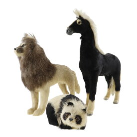 【スーパーセール10%OFF対象】ウマ ライオン パンダ その他雑貨 置物 インテリア Horse Lion Panda _【中古】