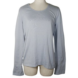 シャネル CHANEL ココマーク ニット P25278V01765 コットン フランス製 水色 COCO Mark レディース【中古】