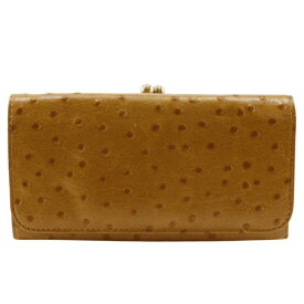 【スーパーセール20%OFF対象】エンディミオン・スプリング Endymion Spring 本革 がま口財布 長財布 イエロー スナップボタン Genuine Leather Purse Wallet レディース【中古】A+ランク