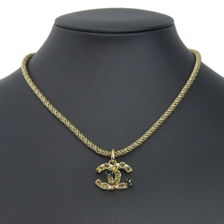 楽天市場】シャネル CHANEL グリポア ネックレス ココマーク 金メッキ  