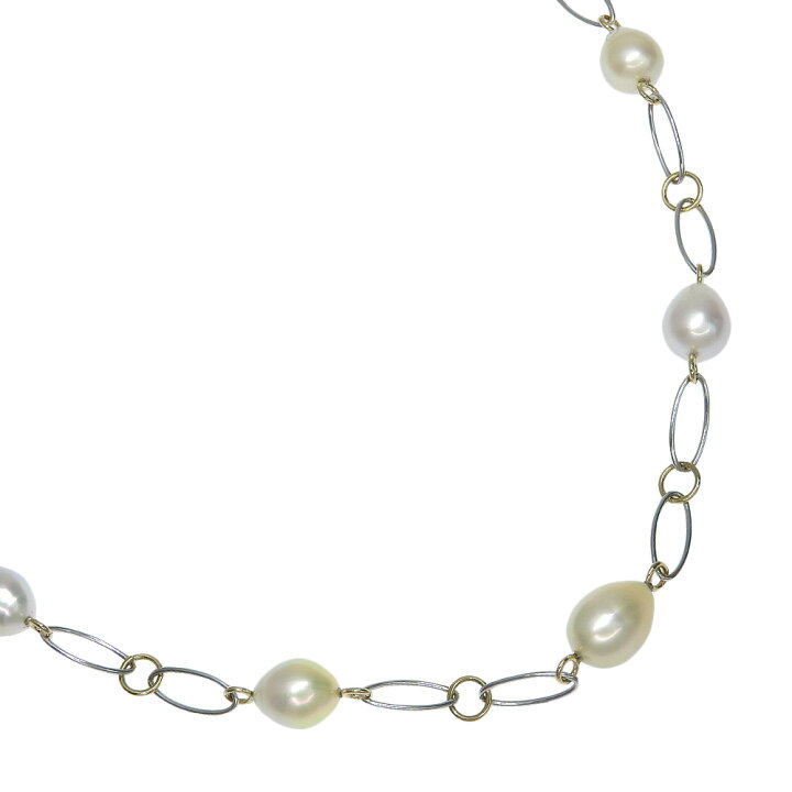 楽天市場】タサキ TASAKI ステーション ネックレス バロックパール K18  