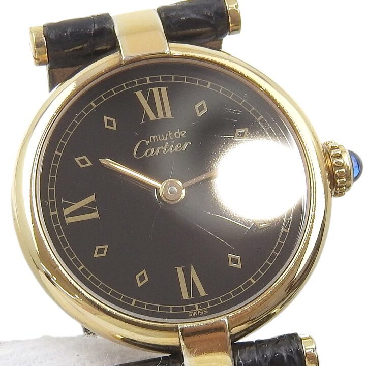 楽天市場】カルティエ CARTIER マストVLC 腕時計 ヴェルメイユ 590004  