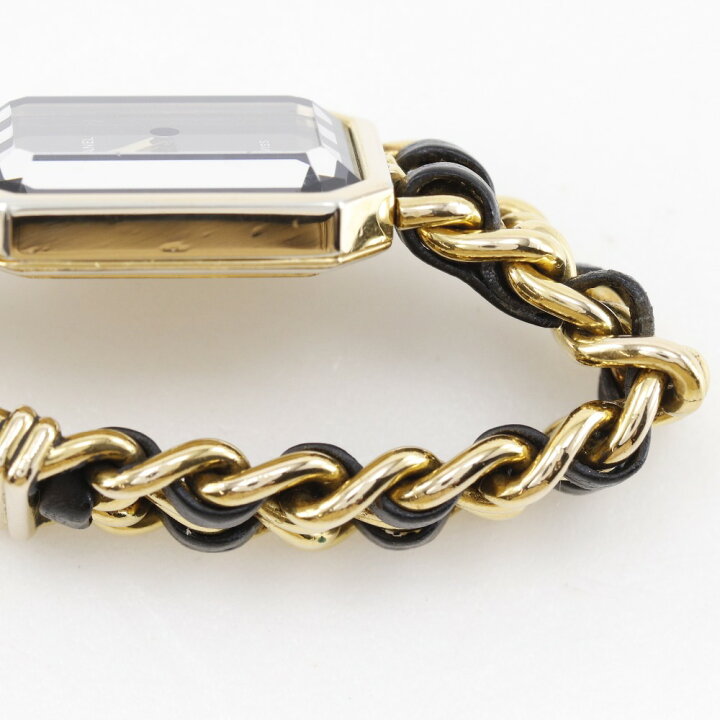 楽天市場】シャネル CHANEL プルミエールL 腕時計 金メッキ×レザー  