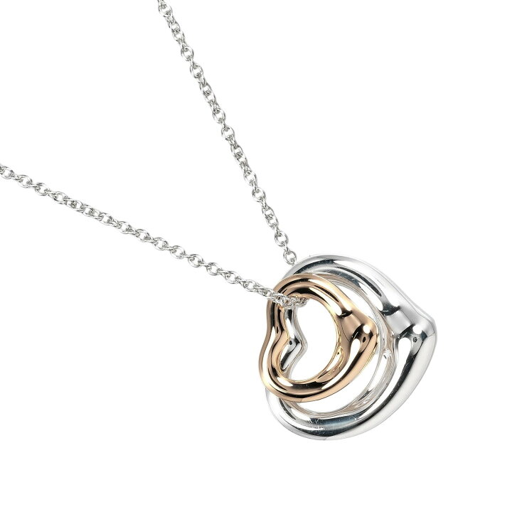 楽天市場】ティファニー TIFFANY&Co. ダブルオープンハート ネックレス 