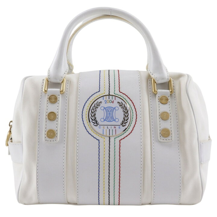 楽天市場】セリーヌ CELINE ミニボストン ハンドバッグ 2004 アテネ 