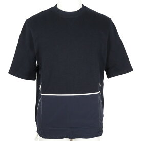 【全品ポイント5倍+お買い得クーポン】エルメス HERMES 半袖 スウェット コットン イタリア製 黒 Short sleeve メンズ【中古】Aランク