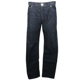 【全品ポイント5倍+お買い得クーポン】ルイ・ヴィトン LOUIS VUITTON サークルLV パンツ コーデュロイ コットン×ポリエステル イタリア製 濃紺 Circle LV メンズ【中古】A-ランク