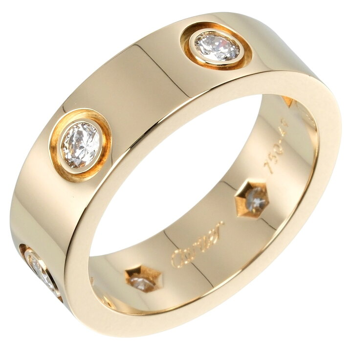 楽天市場】カルティエ CARTIER ラブ 9号 リング 指輪 K18YG イエロー 