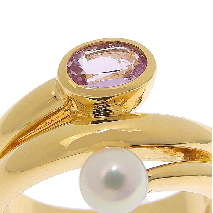 楽天市場】ミキモト MIKIMOTO 真珠 13号 リング・指輪4.8mm K18  