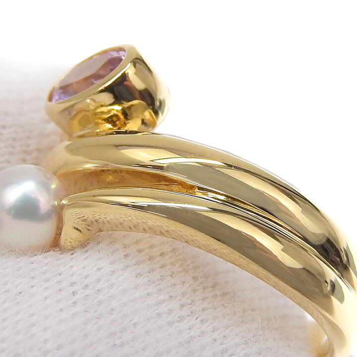 楽天市場】ミキモト MIKIMOTO 真珠 13号 リング・指輪4.8mm K18  