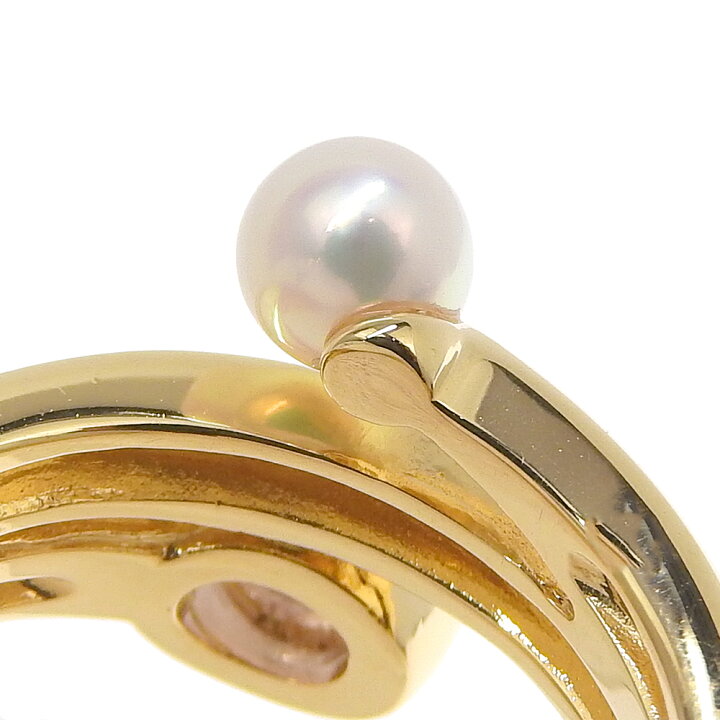 楽天市場】ミキモト MIKIMOTO 真珠 13号 リング・指輪4.8mm K18  