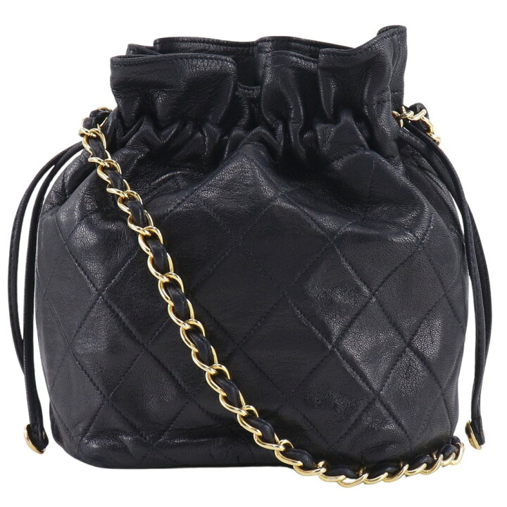 楽天市場】シャネル CHANEL 巾着チェーンショルダー ショルダーバッグ 