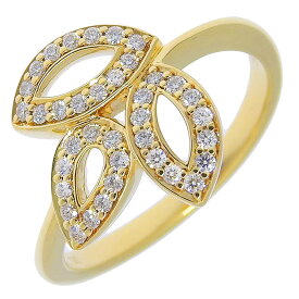 ハリーウィンストン HARRY WINSTON リリークラスター ミニ 9.5号 リング・指輪 K18イエローゴールド×ダイヤモンド 約3.9g Lily cluster mini レディース【中古】A+ランク