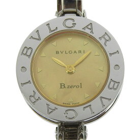 ブルガリ BVLGARI Bzero1 腕時計 ビーゼロワン BZ22S ステンレススチール クオーツ アナログ表示 ブラウンシェル文字盤 Bzero1 レディース【中古】