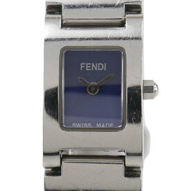 フェンディ FENDI オロロジ 腕時計 3150L ステンレススチール シルバー クオーツ アナログ表示 ブルー文字盤 Olologi レディース【中古】