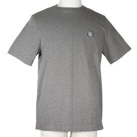 【全品ポイント5倍+お買い得クーポン】メゾンキツネ MAISON KITSUNE ヘッド 半袖Tシャツ MM00127KJ0118 コットン グレー head メンズ【中古】Aランク