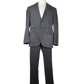 【全品ポイント5倍+お買い得クーポン】インターメッツォ INTERMEZZO スーツ ポリエステル グレー メンズ【中古】A-ランク