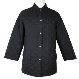 サルヴァトーレフェラガモ Salvatore Ferragamo 中綿キルティング ステンカラーコート ポリエステル×ナイロン 黒 batting quilting レディース【中古】