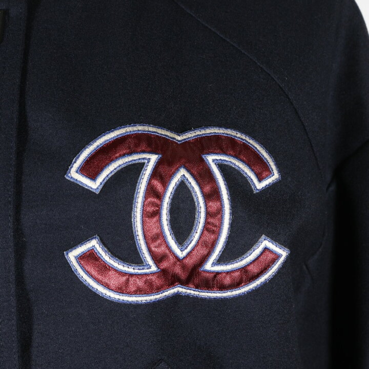 楽天市場】シャネル CHANEL ベースボール スタジアムジャケット 