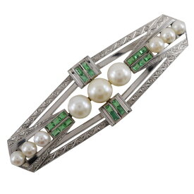 真珠 帯留め 真珠×ニッケル Pearl レディース【中古】Aランク
