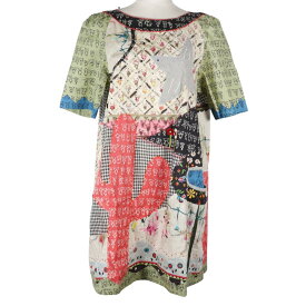 オレボレブラ OLLEBOREBLA ぶたさん ワンピース パッチワーク コットン マルチカラー Pig レディース【中古】