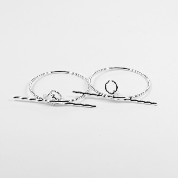 楽天市場】エルメス HERMES ループ ピアス エシャペ MM シルバー925 約 