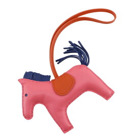 エルメス HERMES ロデオチャームMM チャーム×アニューミロ ローズアザレ+ブルードマルド+ポルナリン フランス製 Rodeo Charm MM レディース【中古】A-ランク