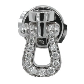 【全品ポイント5倍+お買い得クーポン】フレッド FRED フォース10 スモール ピアス シングルピアス 8B0323 K18ホワイトゴールド×ダイヤモンド 約1.7g Force 10 Small ユニセックス【中古】Aランク