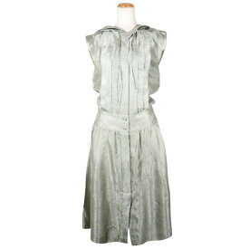 シャネル CHANEL ココマーク フラワー ワンピース 01P P17520V09803 シルク 2001年 フラワー COCO Mark Flower レディース【中古】