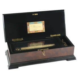 リュージュ REUGE オルゴール 144弁 3曲 その他雑貨 椿姫/ナブッコ/トロヴァトーレ (ヴェルディ) Music box 144 notes 3 songs _【中古】