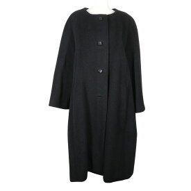 バレンシアガ BALENCIAGA ノーカラーコート その他アウター 黒 No color coat レディース【中古】