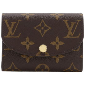 ルイ・ヴィトン LOUIS VUITTON ポルトモネ・ロザリ コインケース M41939 モノグラムキャンバス フューシャ 茶 スナップボタン Portomone Rosary レディース【中古】A+ランク