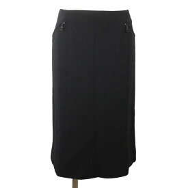 シャネル CHANEL ココマーク スカート P19746V11245 ウール 黒 COCO Mark レディース【中古】