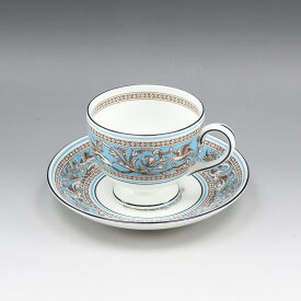 ウェッジウッド フロレンティーン ターコイズ 食器 カップ&ソーサー Wedgwood【中古】Aランク