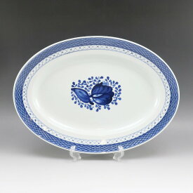 ロイヤルコペンハーゲン ファイアンス トランクウェーバー オーバルプレート Royal Copenhagen【中古】