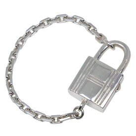 エルメス HERMES キーチェーン キーホルダー カデナ シルバー Key chain ユニセックス【中古】